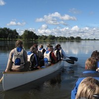 Kanutour auf der Elbe