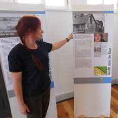 Ausstellung "Flucht über die Elbe"