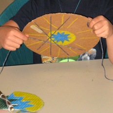 Indianerschmuckschild basteln