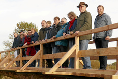 Auf der neuen Seegebrücke bei Gartow