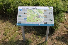Informationstafel aus dem Besucherlenkungskonzept für Biosphärenreservat und Naturpark