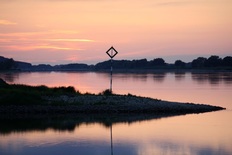 Abendstimmung an der Elbe