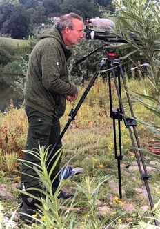 Sigurd Elert beim Filmen