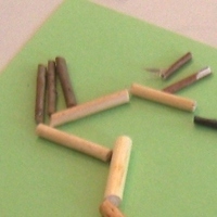 steinzeitliches Stockspiel