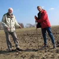 Kennzeichnung auf dem Acker