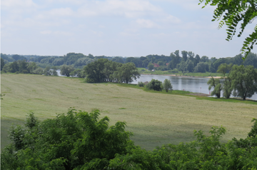 Die Elbe von oben