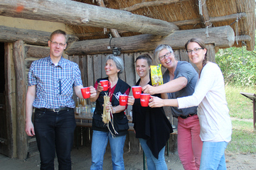 Partnerbetriebe treffen sich zu einem Pflanzworkshop im Archäologischen Zentrum Hitzacker