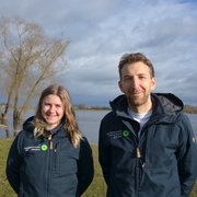 Ranger*innen Marie Oldenbourg und Andy Isop